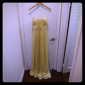 Yellow gown